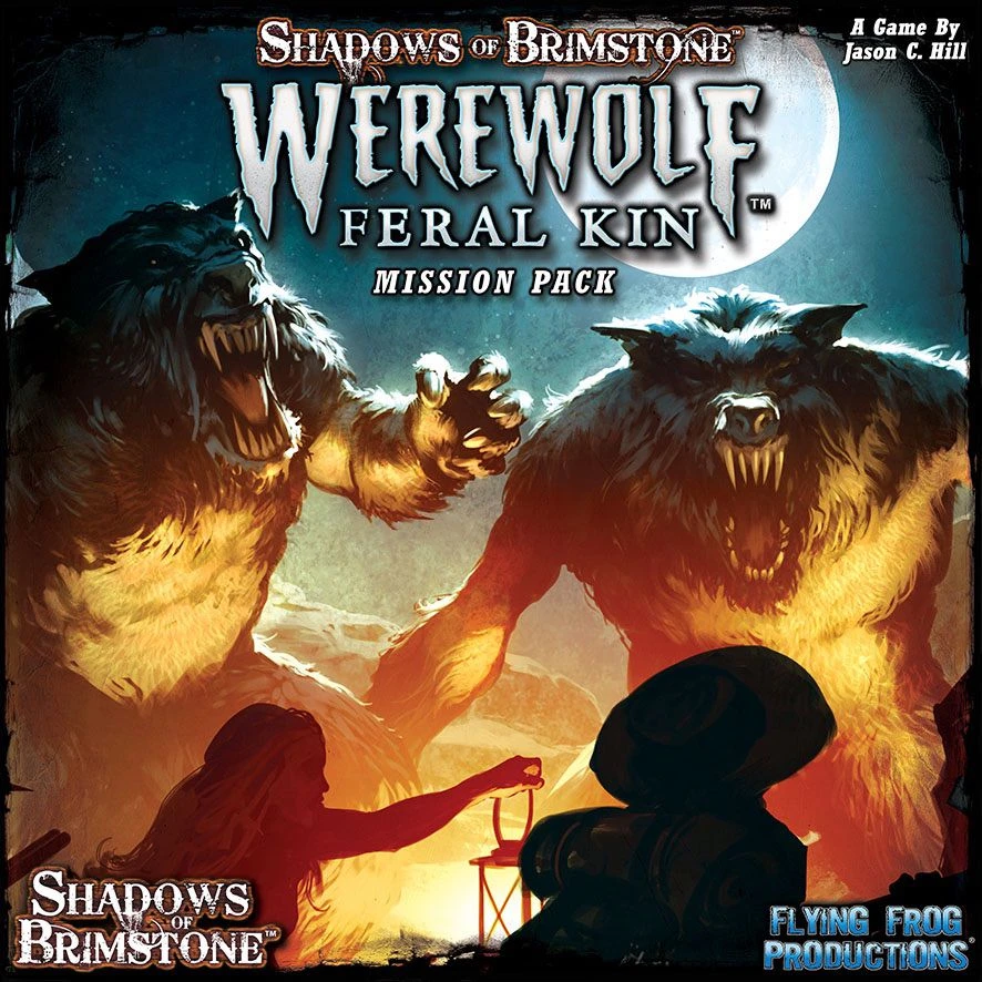 Flying Frog Productions Board Games Shadows Of Brimstone: Werewolf Feral Kin Mission Pack 1 Flying Frog Productions Board Games Shadows Of Brimstone: Werewolf Feral Kin Mission Pack