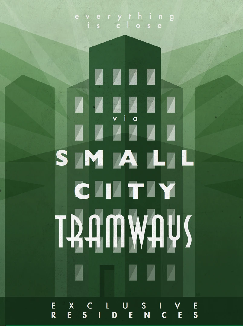 AVStudioGames Board Games Tramways: The Residence Of Small City (Green) 1 AVStudioGames Board Games Tramways: The Residence Of Small City (Green)