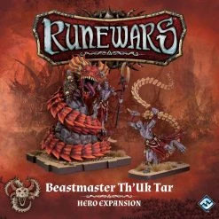 Fantasy Flight Games Runewars Miniatures Game: Beastmaster Th'Uk Tar - Hero Expansion Board Games