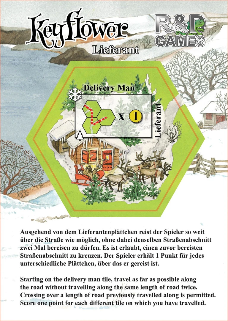 R&D Games Keyflower: Delivery Man 1 R&D Games Keyflower: Delivery Man