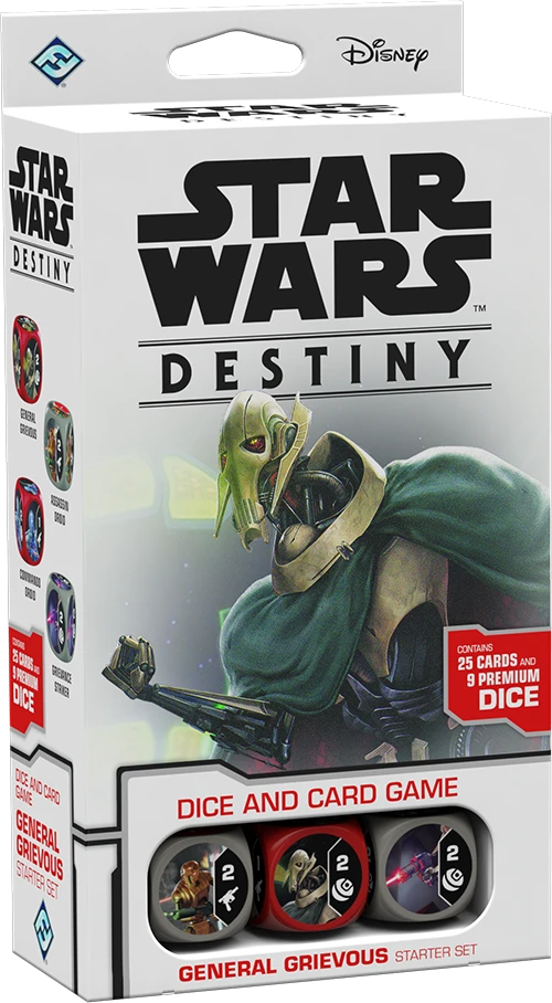 Fantasy Flight Games Board Games Star Wars: Destiny - General Grievous Starter Set 1 Fantasy Flight Games Board Games Star Wars: Destiny - General Grievous Starter Set