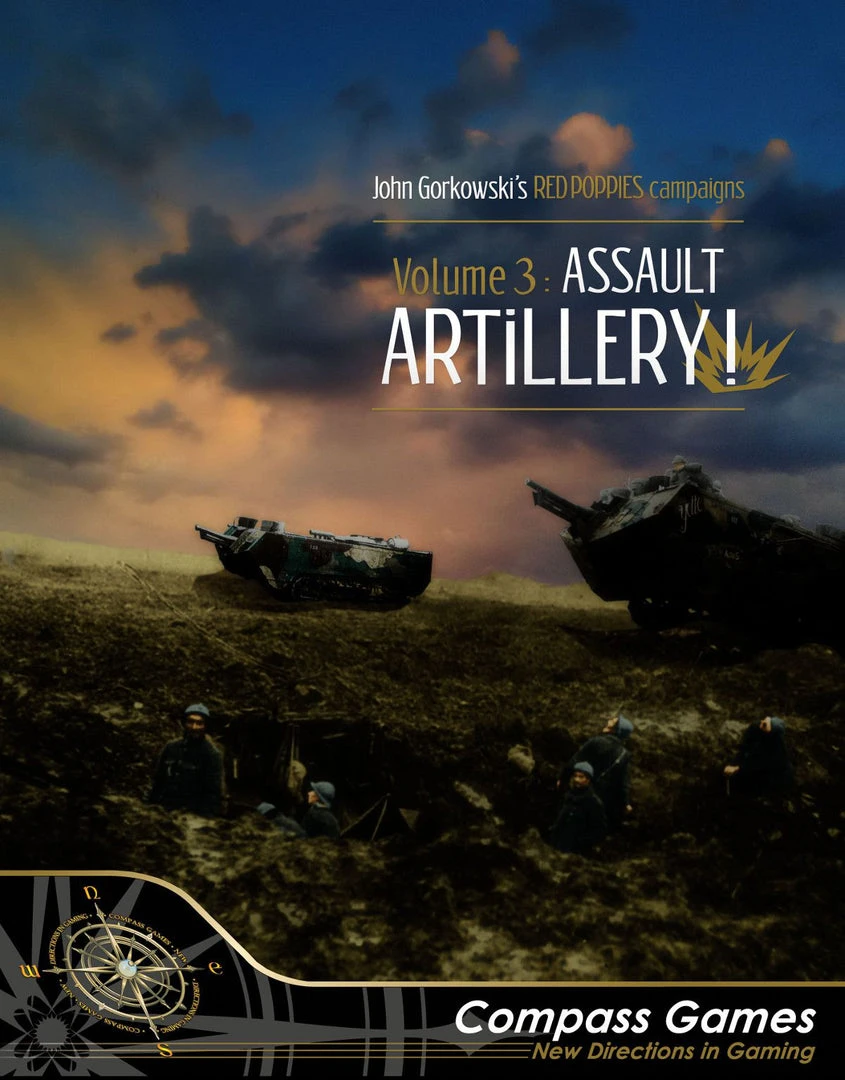 Compass Games Red Poppies Campaigns: Volume 3 – Assault Artillery: La Malmaison 1 Compass Games Red Poppies Campaigns: Volume 3 – Assault Artillery: La Malmaison