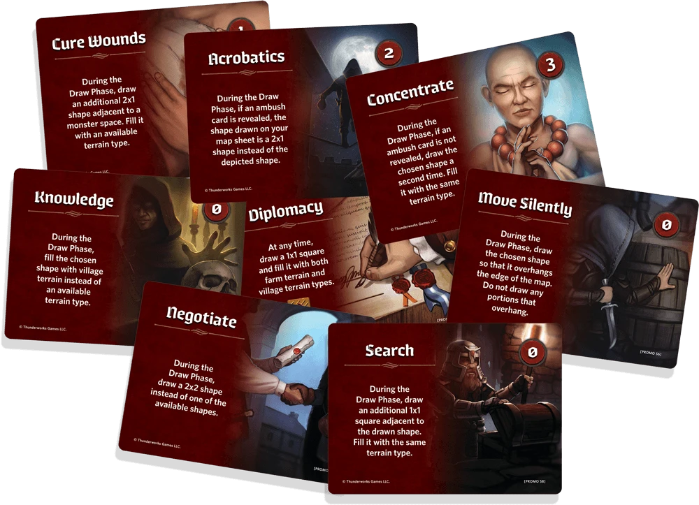 Thunderworks Games Cartographers: Skills Mini Expansion Board Games 1 Thunderworks Games Cartographers: Skills Mini Expansion Board Games