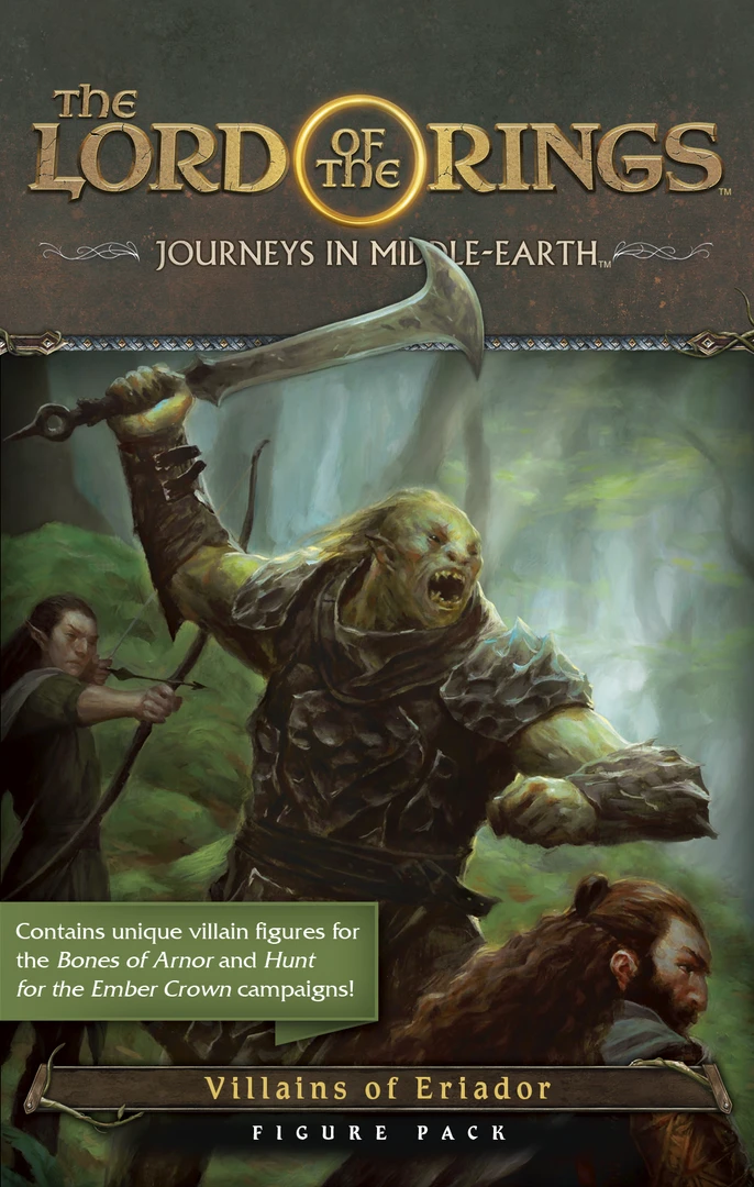 Fantasy Flight Games The Lord Of The Rings: Journeys In Middle-Earth – Villains Of Eriador Figure Pack 1 Fantasy Flight Games The Lord Of The Rings: Journeys In Middle-Earth – Villains Of Eriador Figure Pack