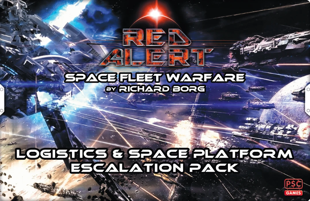 PSC Games Red Alert: Space Fleet Warfare – Logistics & Space Platform Escalation Pack Board Games 1 PSC Games Red Alert: Space Fleet Warfare – Logistics & Space Platform Escalation Pack Board Games
