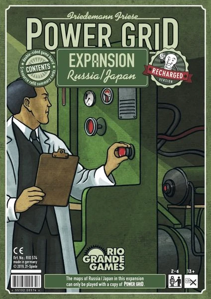 Rio Grande Games Power Grid: Russia & Japan (Recharged) 1 Rio Grande Games Power Grid: Russia & Japan (Recharged)