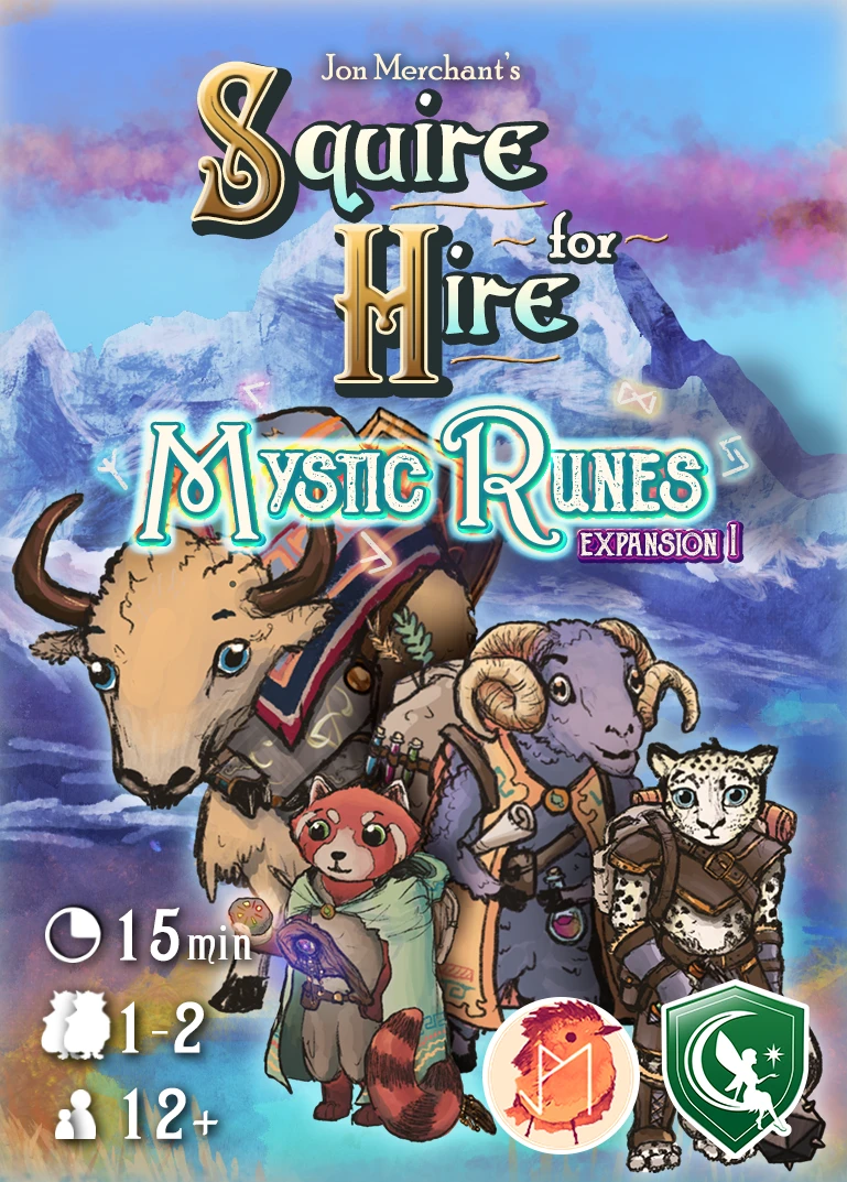 Letiman Games Squire For Hire: Mystic Runes Board Games 1 Letiman Games Squire For Hire: Mystic Runes Board Games