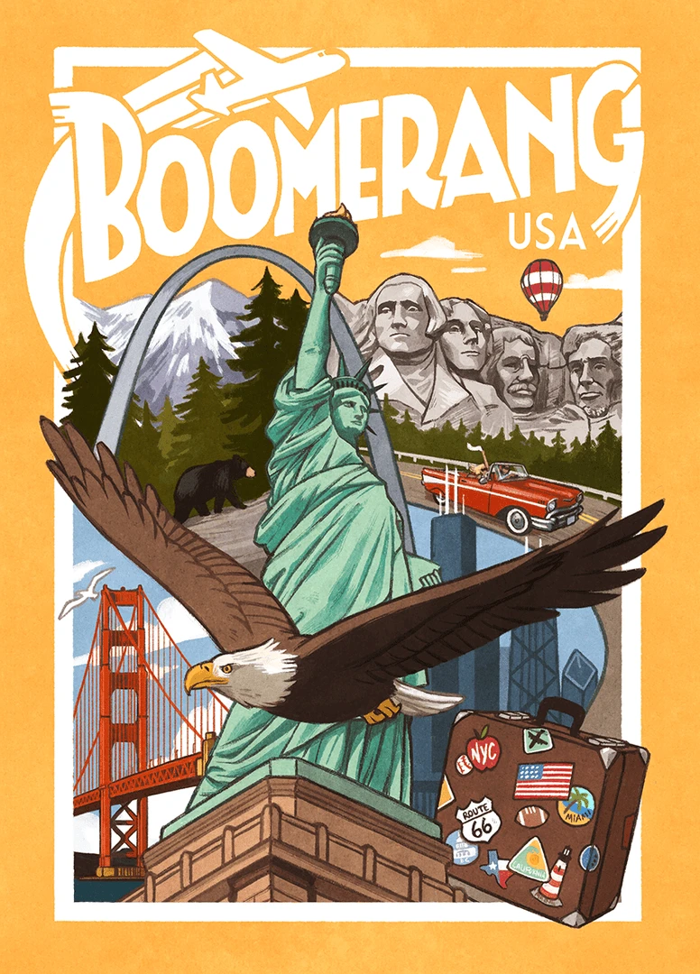 Grail Games Boomerang: USA 1 Grail Games Boomerang: USA