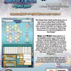 Galactic Raptor Games Roar And Write!: Deep Dive Board Games