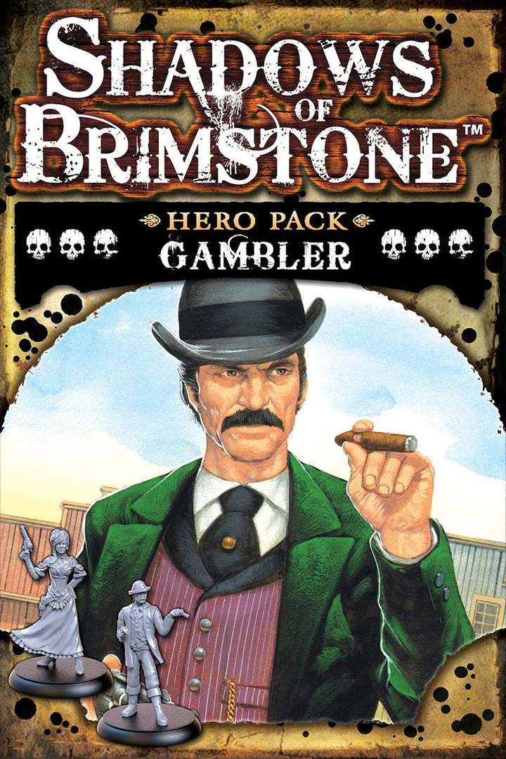 Flying Frog Productions Shadows Of Brimstone: Gambler Hero Pack 1 Flying Frog Productions Shadows Of Brimstone: Gambler Hero Pack