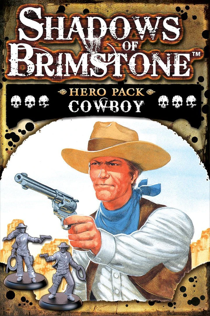 Flying Frog Productions Shadows Of Brimstone: Cowboy Hero Pack 1 Flying Frog Productions Shadows Of Brimstone: Cowboy Hero Pack