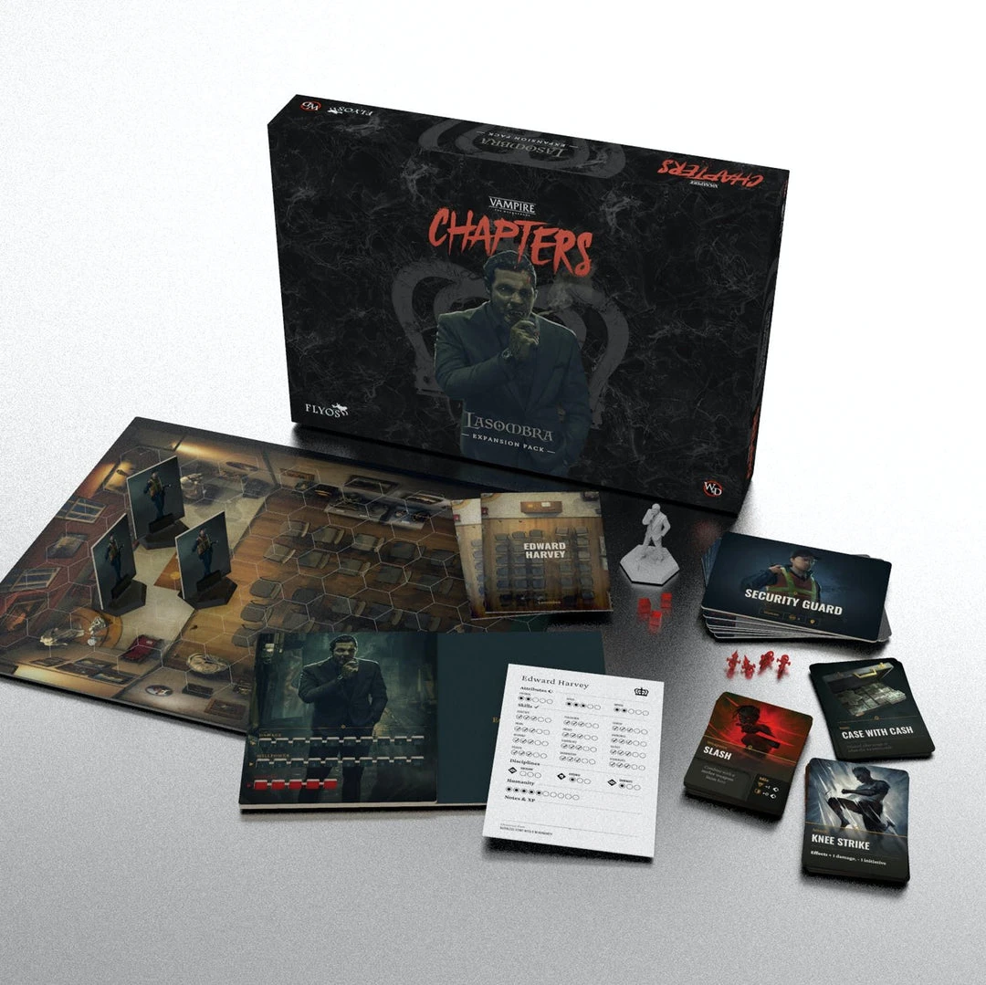Flyos Games Board Games Vampire: The Masquerade – CHAPTERS: Lasombra Expansion Pack *PRE-ORDER* 1 Flyos Games Board Games Vampire: The Masquerade – CHAPTERS: Lasombra Expansion Pack *PRE-ORDER*