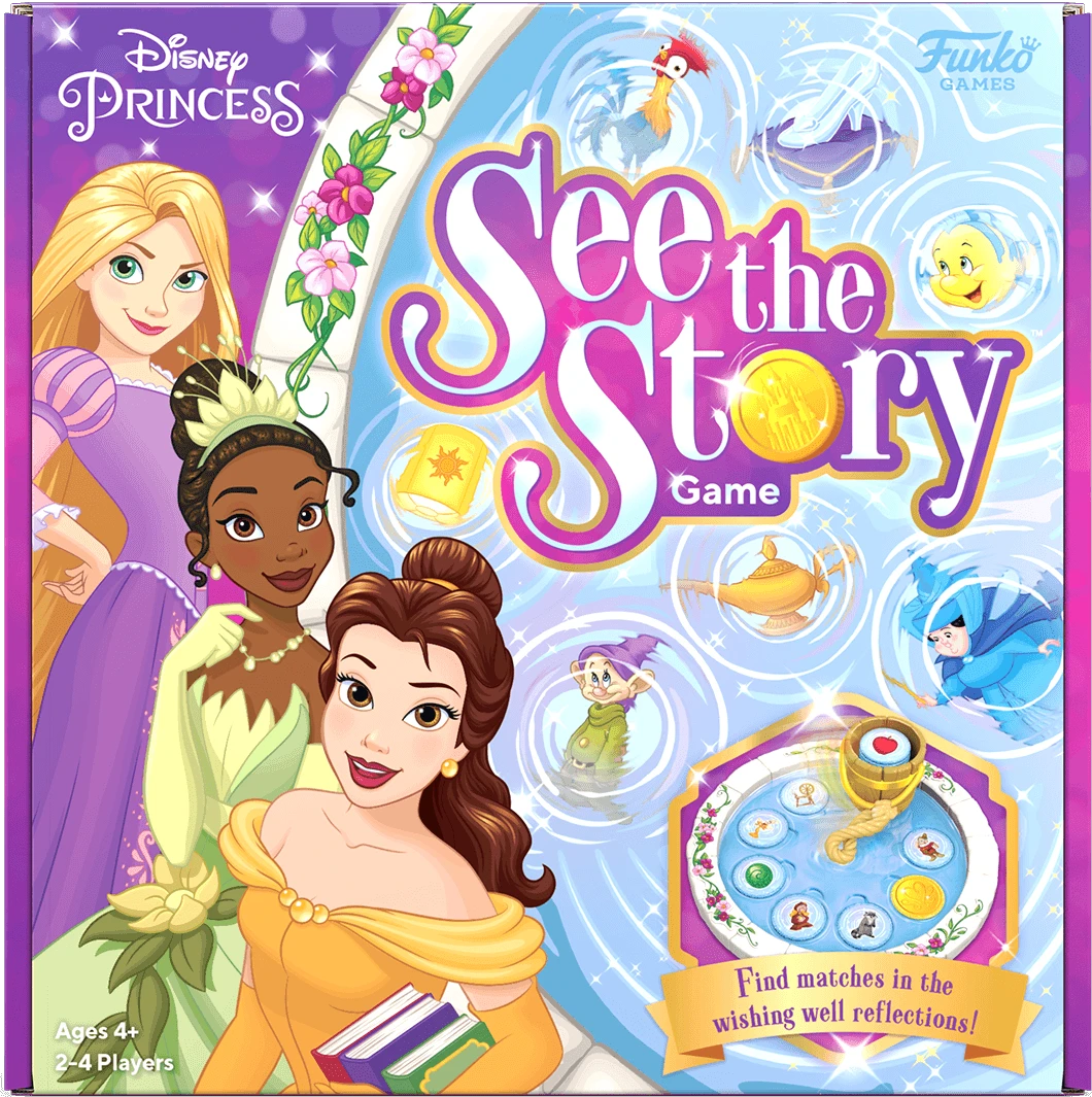 Funko Games Board Games Disney Princess See The Story 1 Funko Games Board Games Disney Princess See The Story