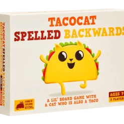 Exploding Kittens Board Games Tacocat Spelled Backwards