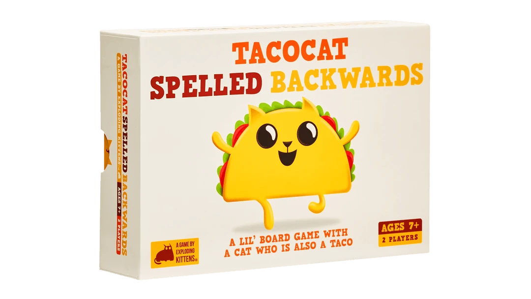 Exploding Kittens Board Games Tacocat Spelled Backwards 1 Exploding Kittens Board Games Tacocat Spelled Backwards