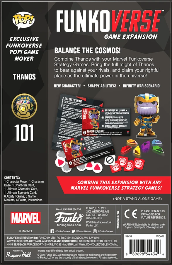 Funko Games Board Games Funkoverse Strategy Game: Marvel 101 2 Funko Games Board Games Funkoverse Strategy Game: Marvel 101