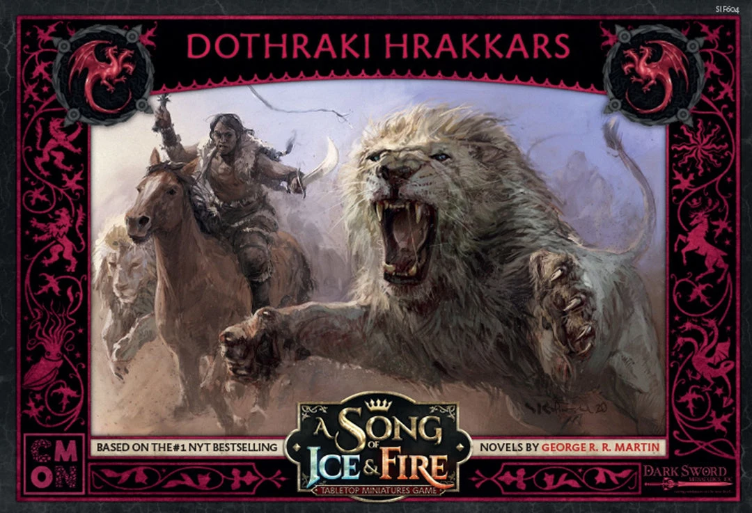 CMON Global Limited A Song Of Ice & Fire: Tabletop Miniatures Game – Targaryen Dothraki Hrakkers 1 CMON Global Limited A Song Of Ice & Fire: Tabletop Miniatures Game – Targaryen Dothraki Hrakkers