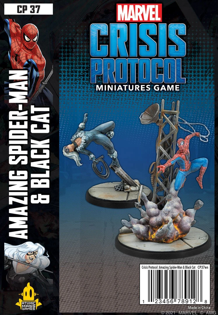 Atomic Mass Games Board Games Marvel: Crisis Protocol – Amazing Spider-Man & Black Cat 1 Atomic Mass Games Board Games Marvel: Crisis Protocol – Amazing Spider-Man & Black Cat