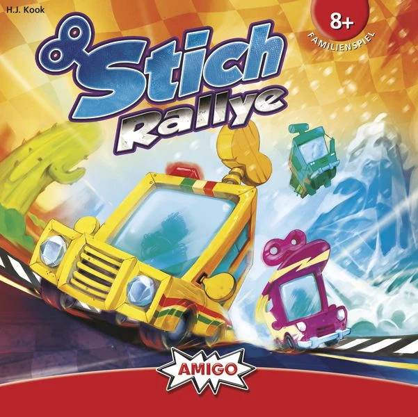 AMIGO Stich Rallye (a.k.a. Spring Rally) (German Import) Board Games 1 AMIGO Stich Rallye (a.k.a. Spring Rally) (German Import) Board Games