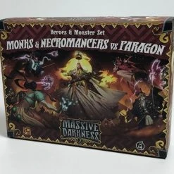 CMON Global Limited Massive Darkness 2: Heroes & Monster Set – Monks & Necromancers Vs The Paragon