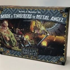 CMON Global Limited Massive Darkness 2: Heroes & Monster Set – Bards & Tinkerers Vs Metal Angel Board Games