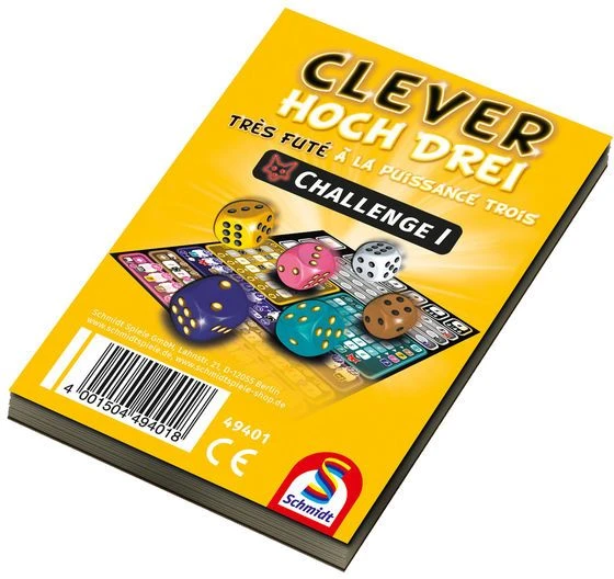Schmidt Spiele Clever Hoch Drei: Challenge Block Board Games 1 Schmidt Spiele Clever Hoch Drei: Challenge Block Board Games