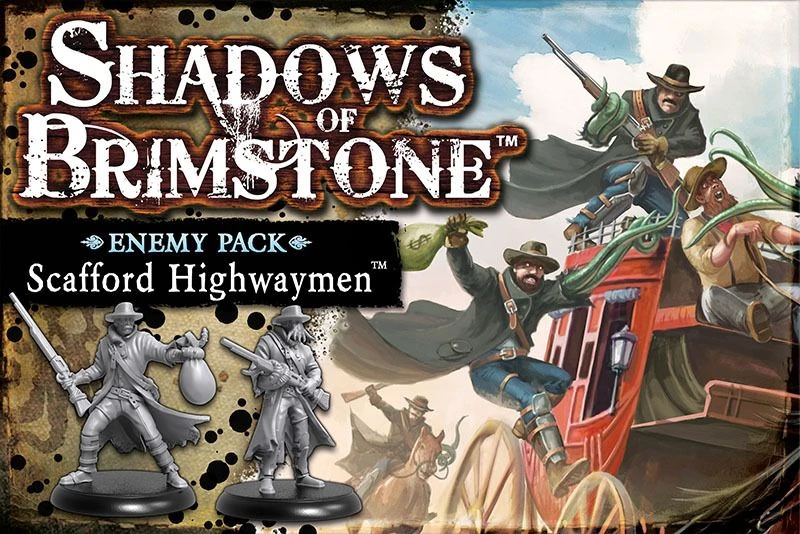 Flying Frog Productions Shadows Of Brimstone: Scafford Highwaymen Enemy Pack 1 Flying Frog Productions Shadows Of Brimstone: Scafford Highwaymen Enemy Pack