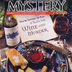 University Games Murder Mystery Party: A Taste For Wine And Murder Board Games