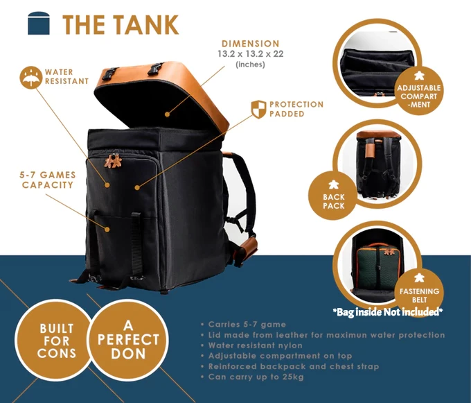 Accessories Board Game Truck - The Tank (Marsh) 1 Accessories Board Game Truck - The Tank (Marsh)