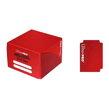 Ultra Pro - PRO Dual Standard Red Deck Box (180) Deck Boxes 1 Ultra Pro - PRO Dual Standard Red Deck Box (180) Deck Boxes