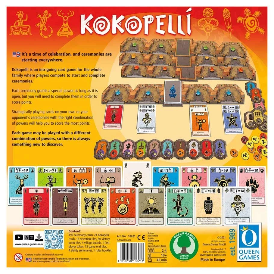 Queen Games Board Games Kokopelli (Kickstarter Edition) 2 Queen Games Board Games Kokopelli (Kickstarter Edition)