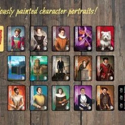 TIN ROBOT GAMES Board Games Queen Of Scots Card Game