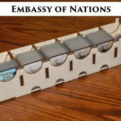 Meeple Realty - Embassy Of Nations (compatible With NATIONS™)