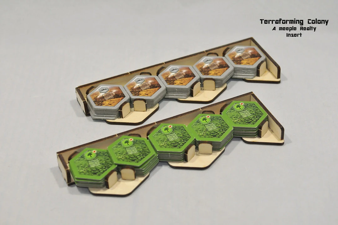Meeple Realty - Terraforming Colony Insert (Compatible With TERRAFORMING MARS™ Second Edition) 7 Meeple Realty - Terraforming Colony Insert (Compatible With TERRAFORMING MARS™ Second Edition)