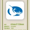SWAN Sleeves - Card Sleeves (63 X 128 Mm) - 50 Pack, Thick Sleeves Jun 13-19, 2022